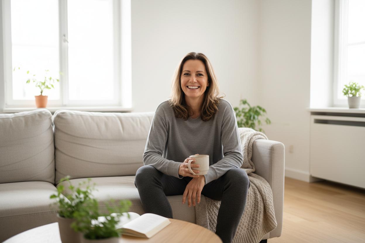 45-jarige persoon - natuurlijk en vertrouwenwekkend